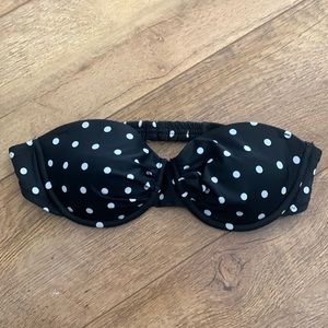 Target Bathing suit top polka dots